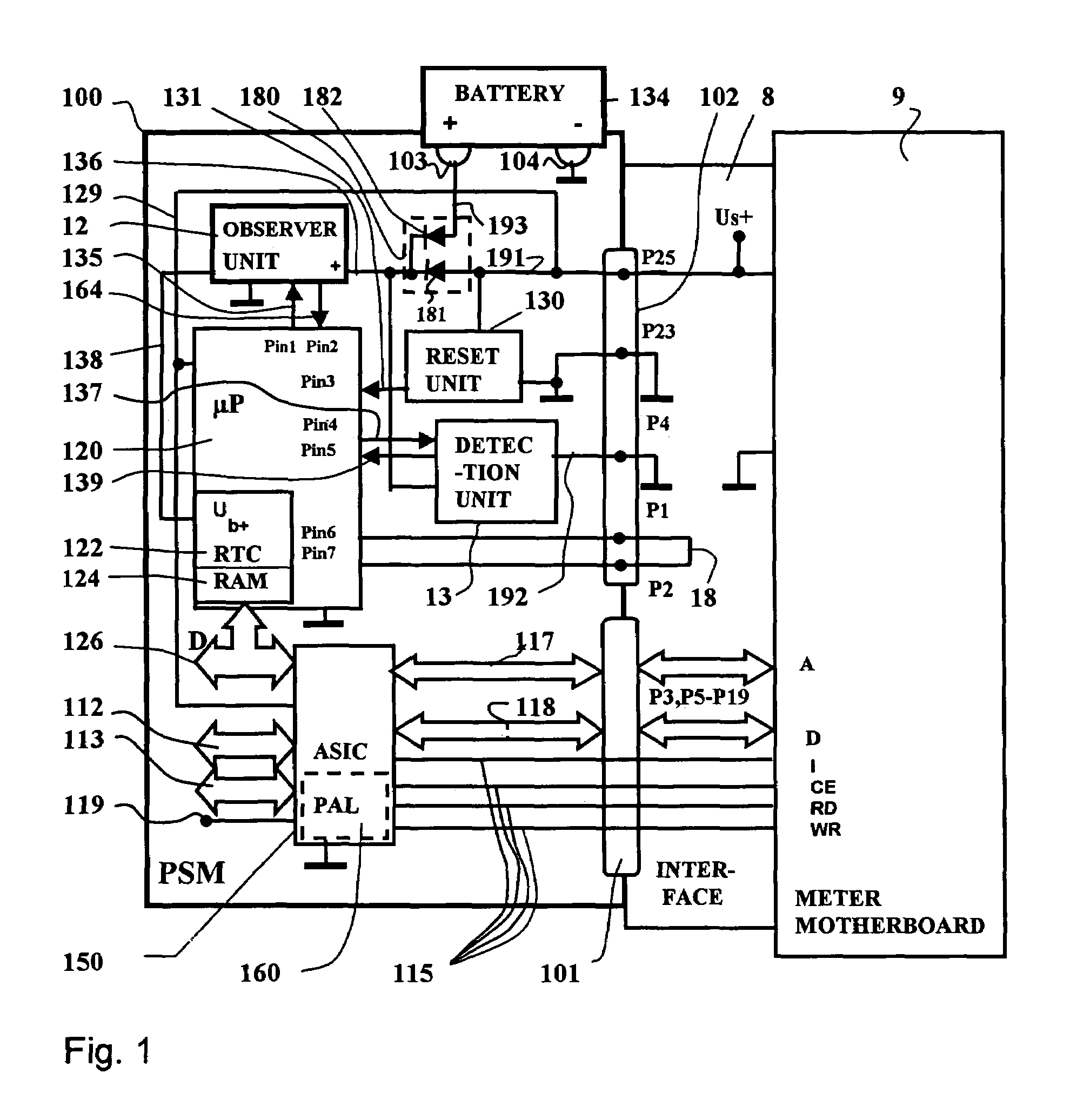 Method for protecting a security module and arrangement for the implementation of the method
