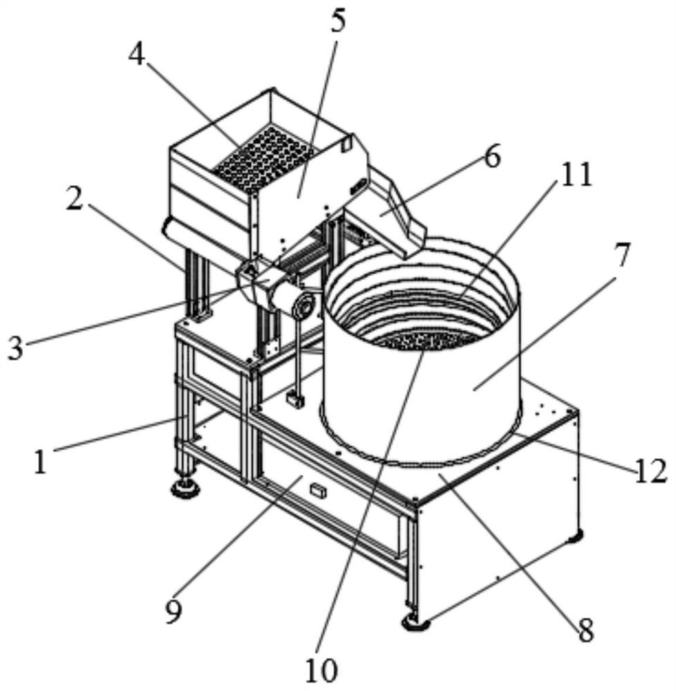 Filtering mechanism of stone breaking device for geological exploration