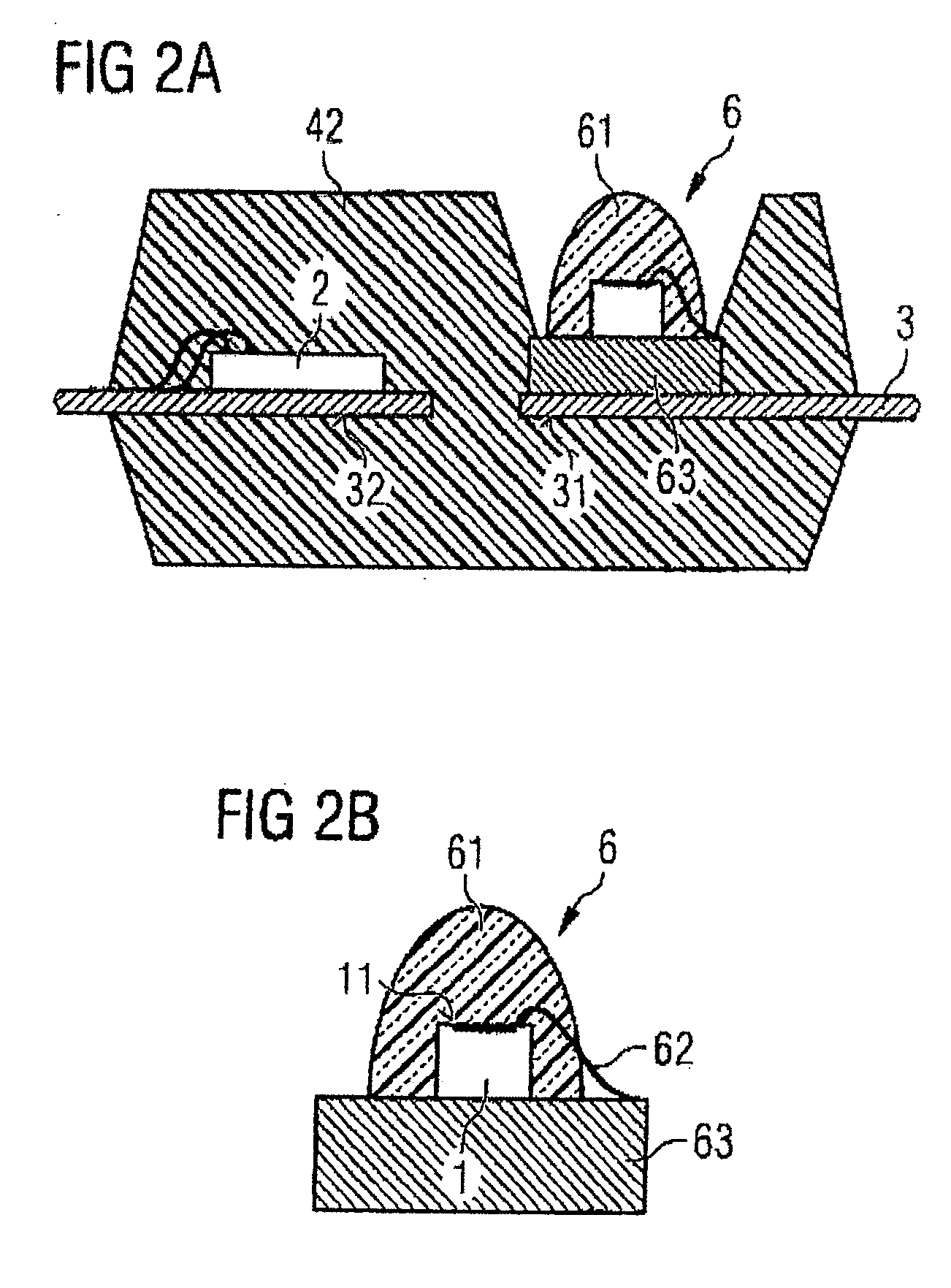 Optical or electronic module and method for its production