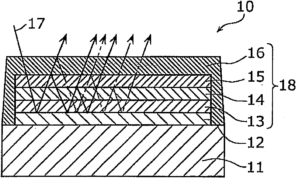 Organic el element, organic el display device, and method for ...