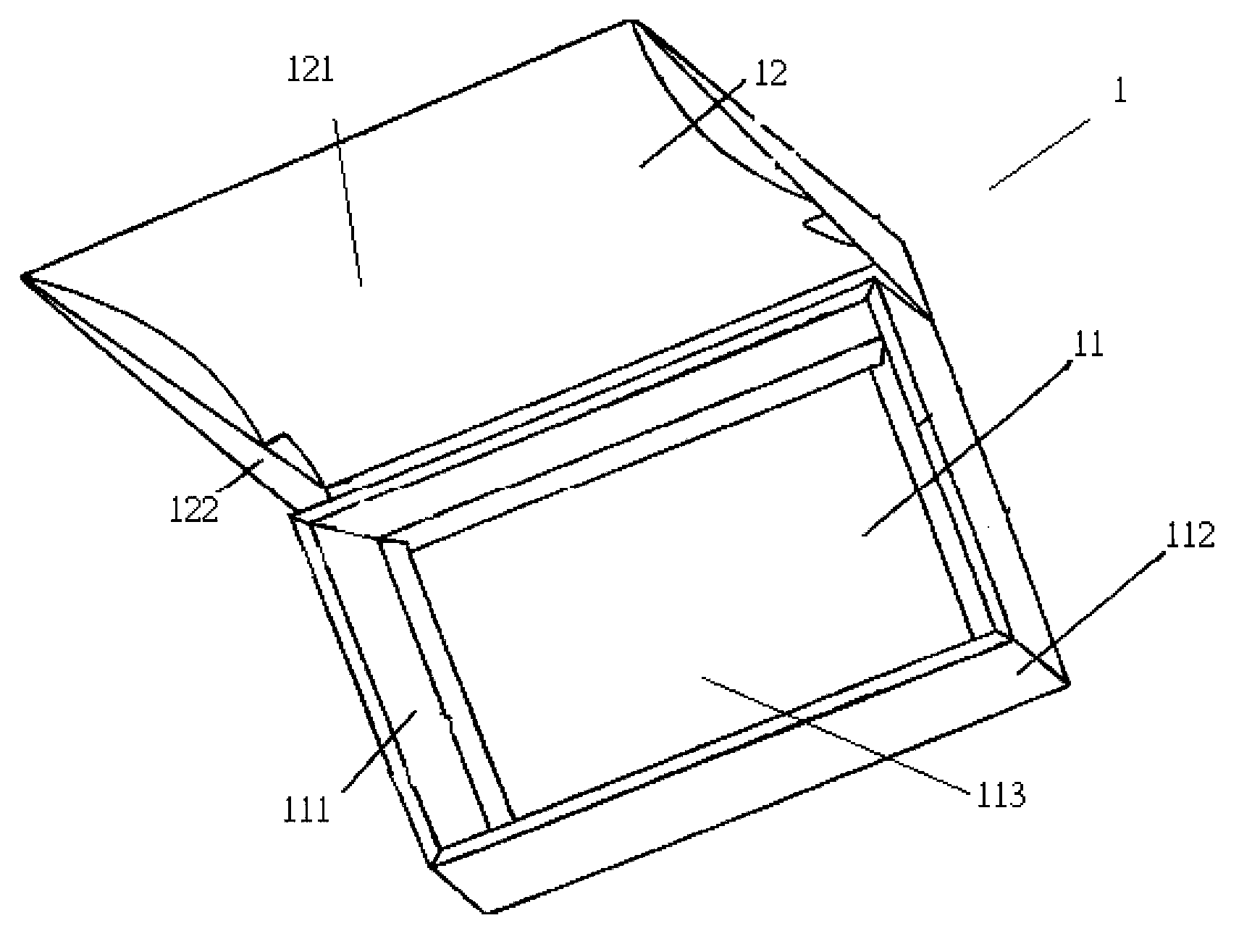 Packing box structure