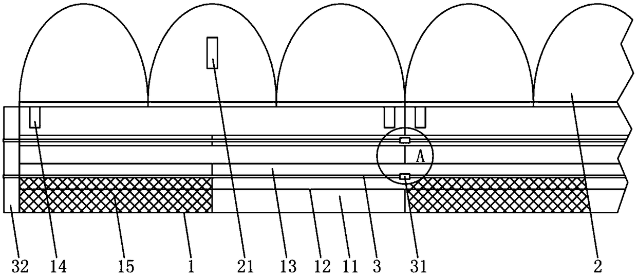 Combined low guardrail
