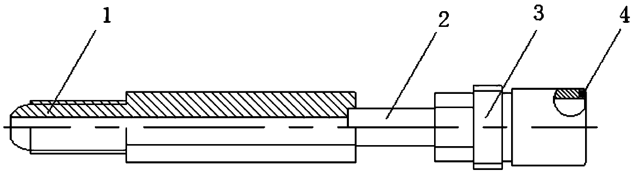 A sealing and locking part for realizing high-pressure filling