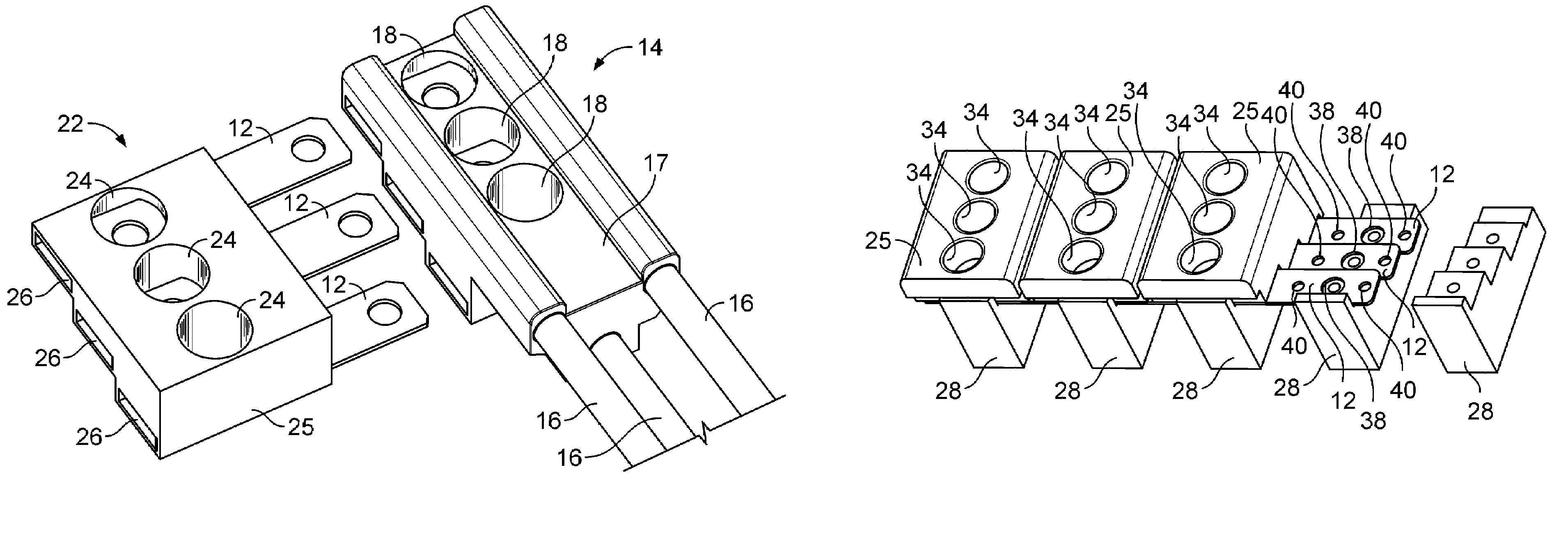 Modular method and system for insulated bus bar cable harness termination concept