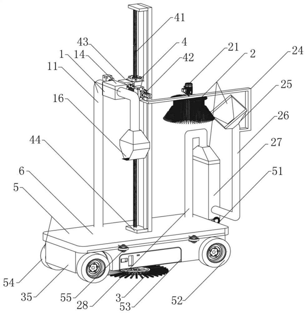 A self-propelled chicken house cleaning machine trolley and its control method