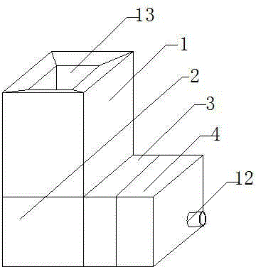 Livestock farm energy-saving environmental-friendly type shower water recycling treatment system