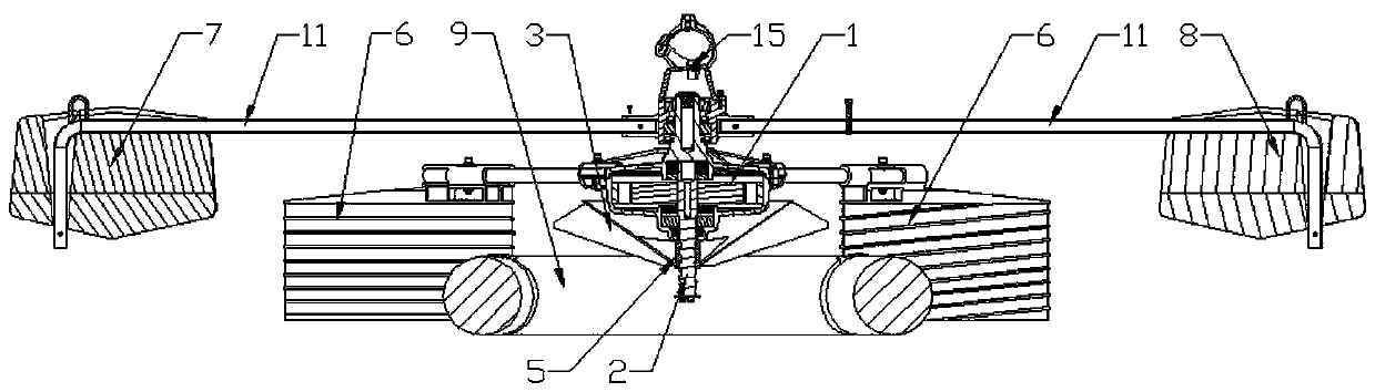 Blade-wheel water-activating aerator