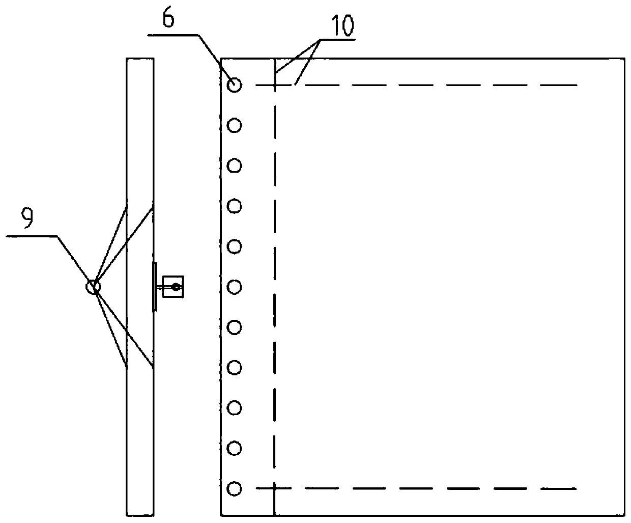 Mounting method for prefabricated parts based on strong light laser positioning technology