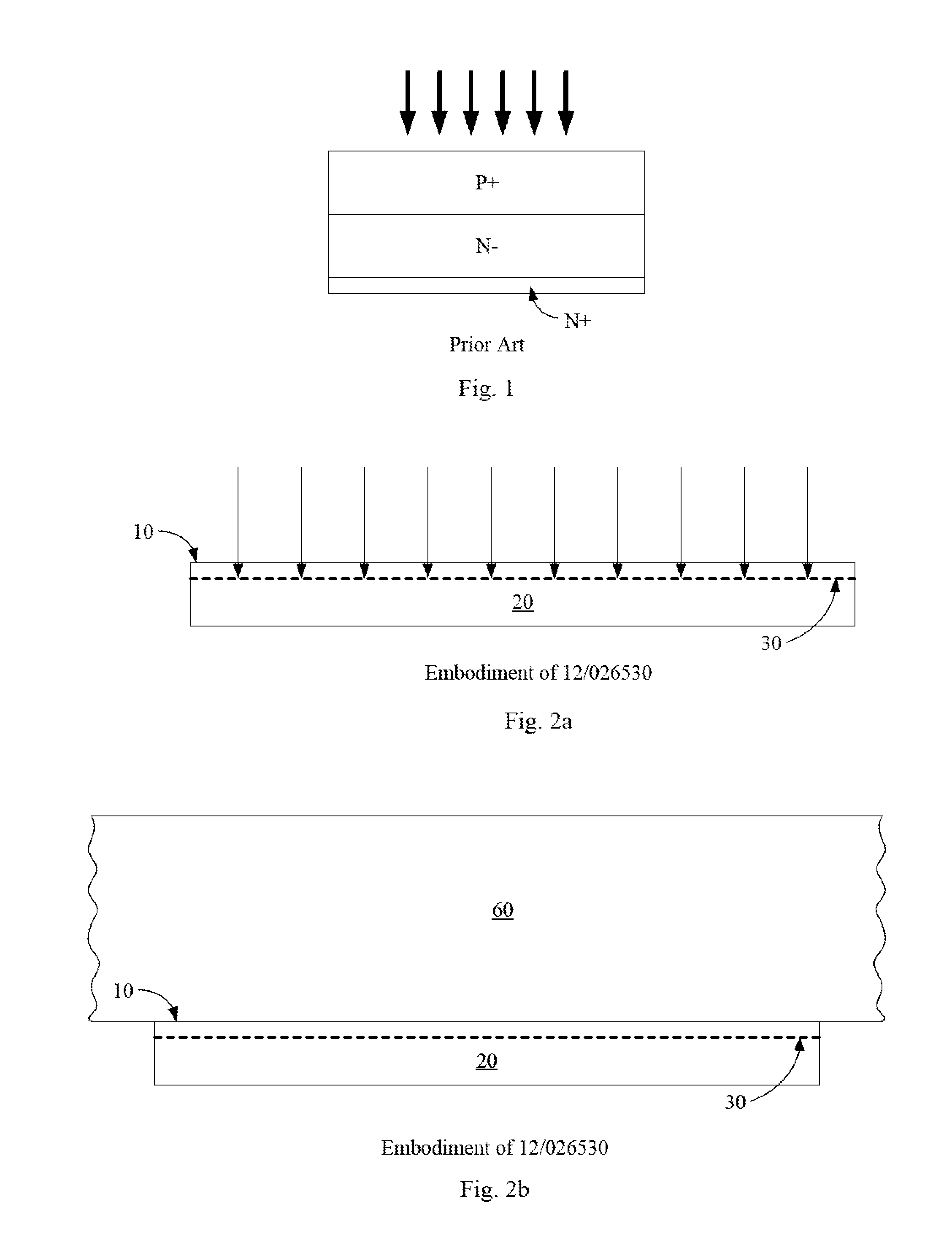 Photovoltaic cell comprising a thin lamina having emitter formed at light-facing and back surfaces