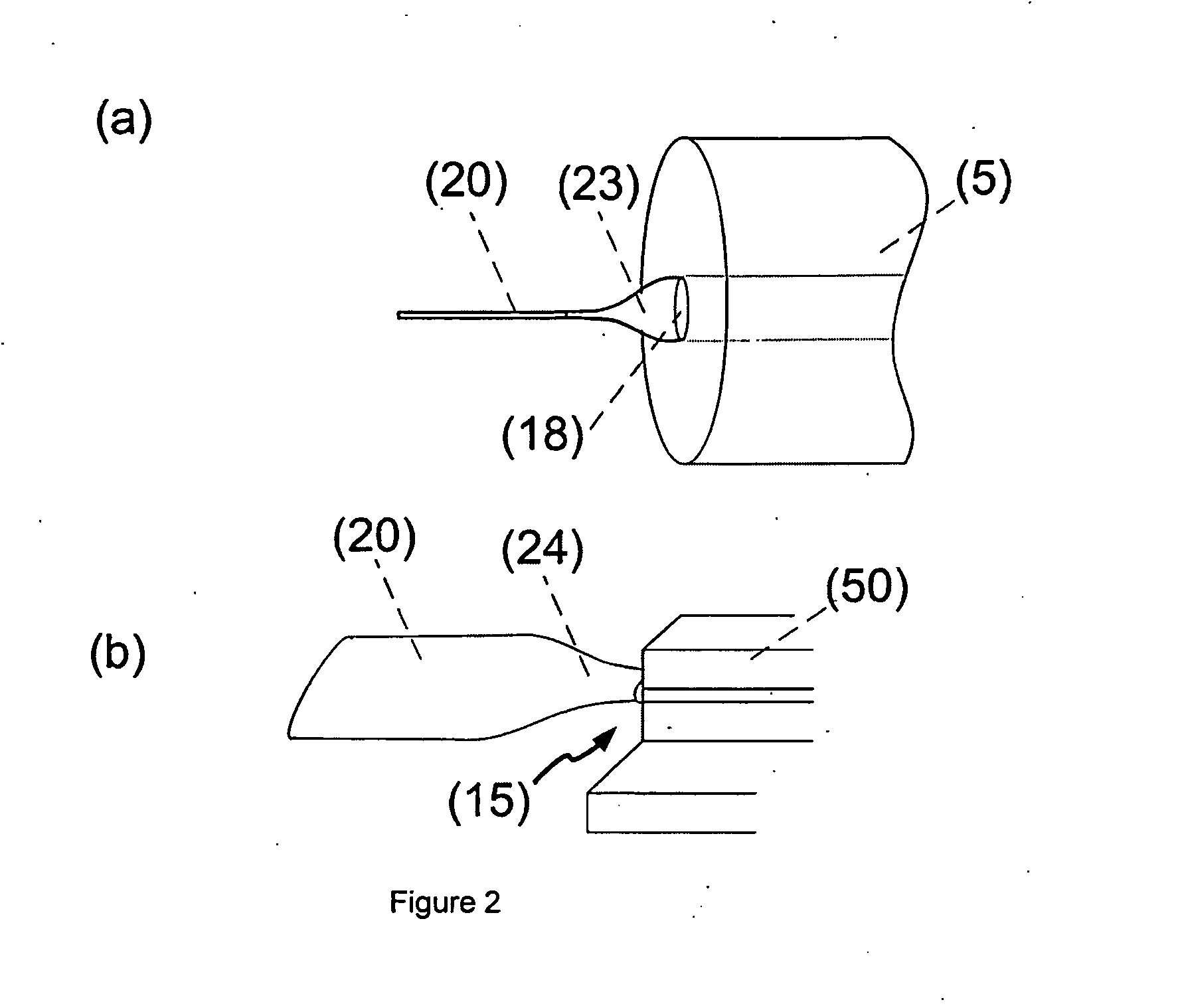 Method for producing photonic wire bonds