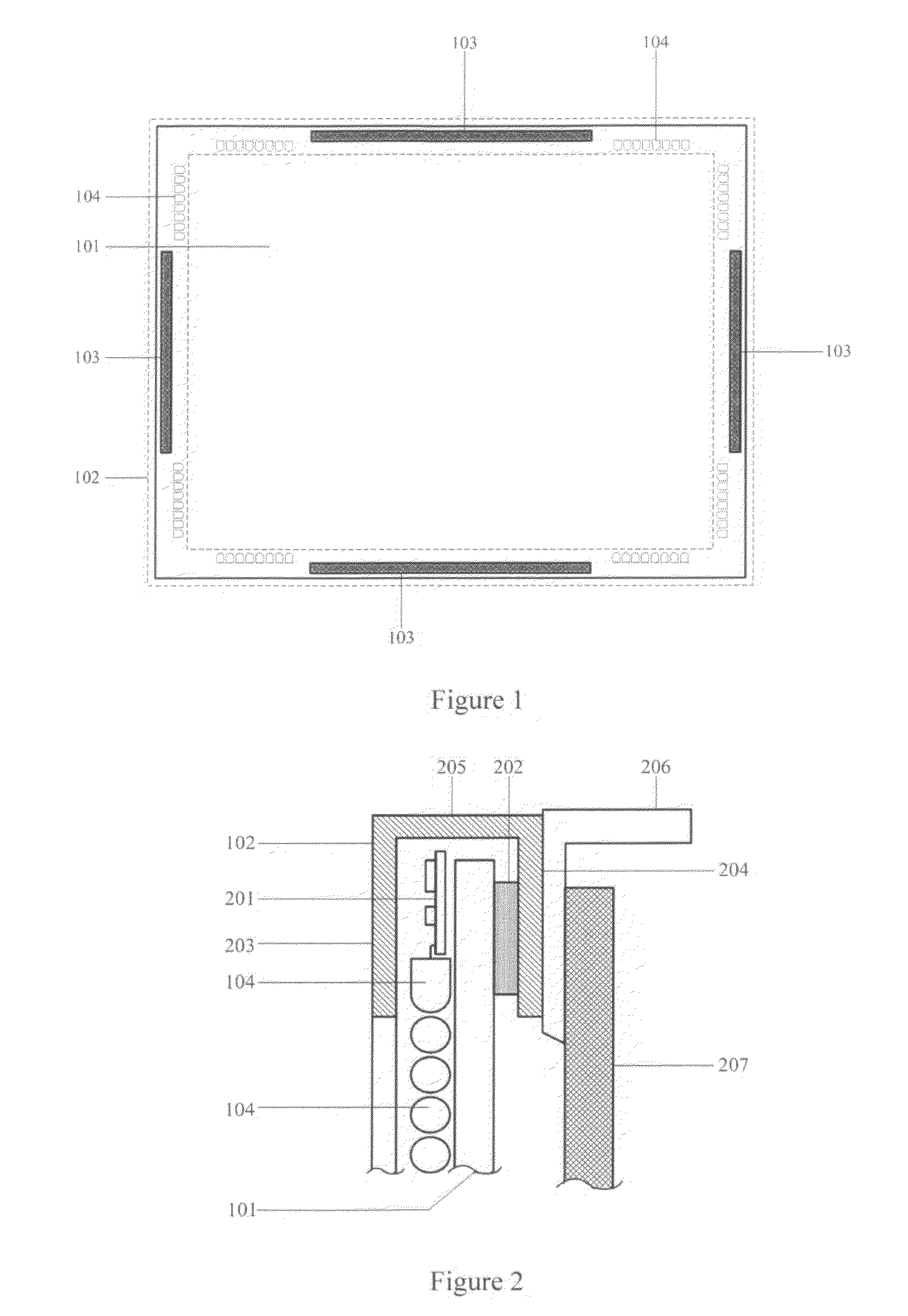 Touch Force Detecting Apparatus For Infrared Touch Screen