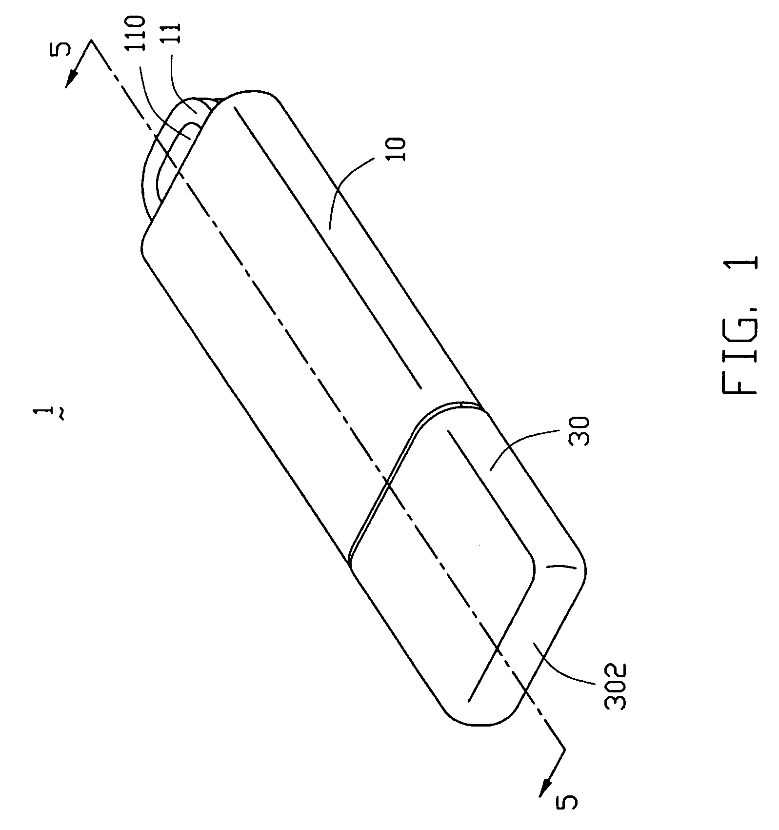 Portable memory device with waterproof structure