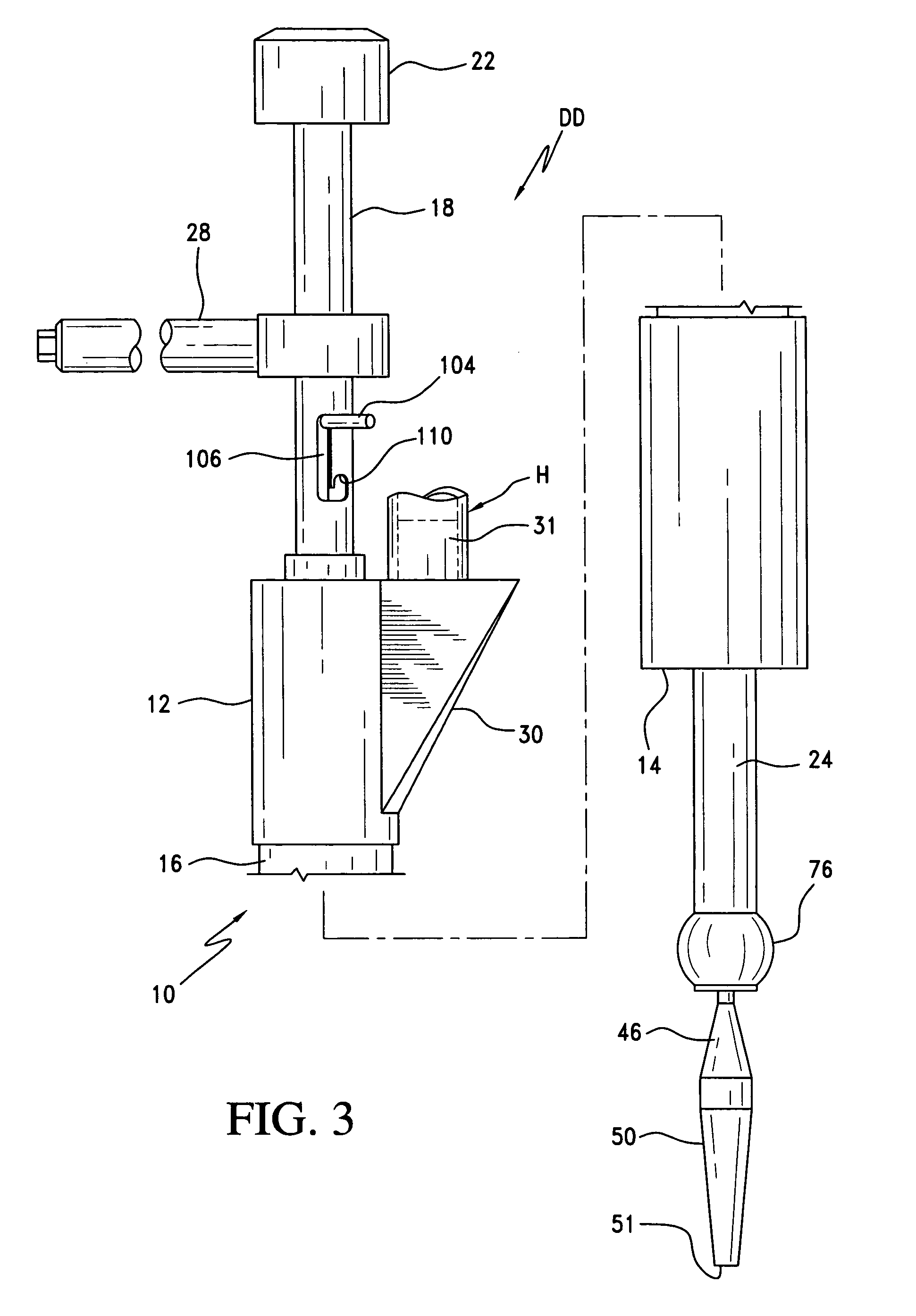 Method and device for dispensing a fertilizer, pesticide, fungicide, herbicide, insecticide, chemical, or the like material