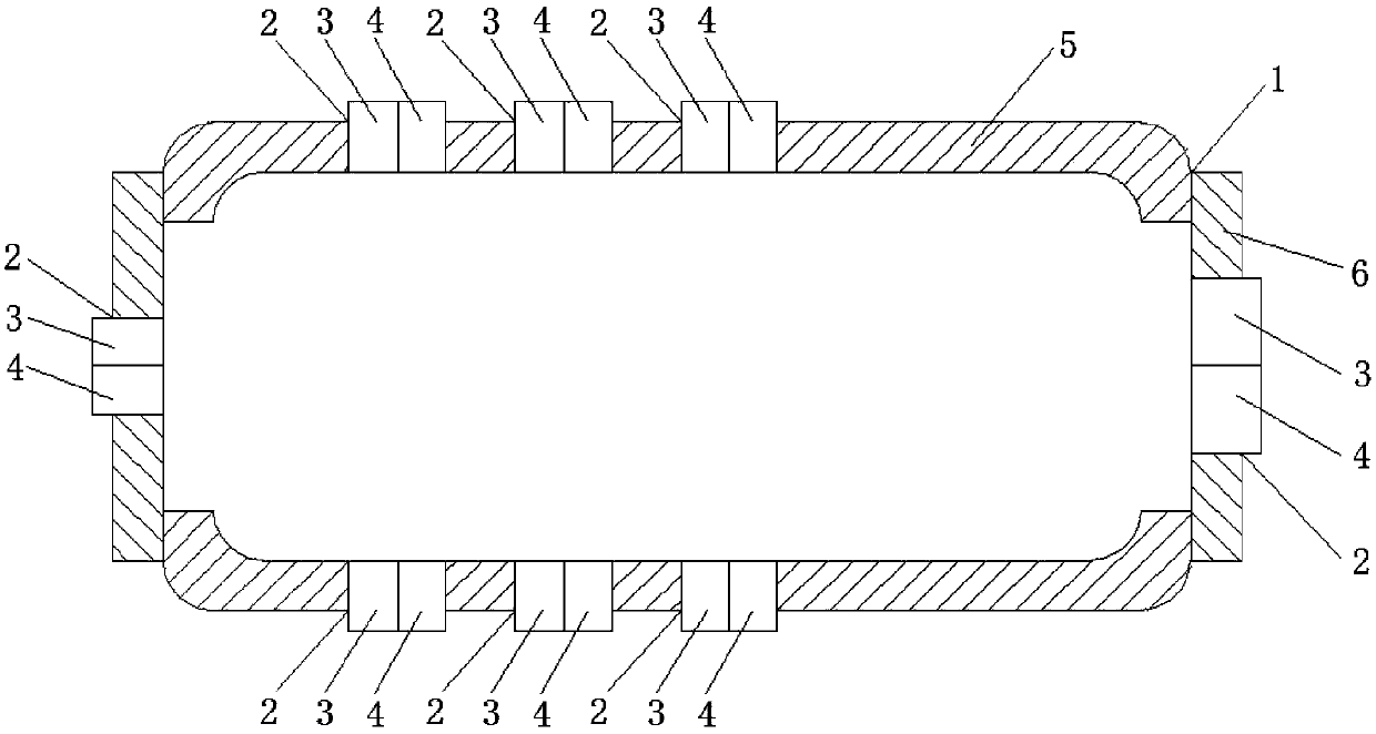 Mobile terminal with antenna-structure intermediate frame and manufacturing method of mobile terminal