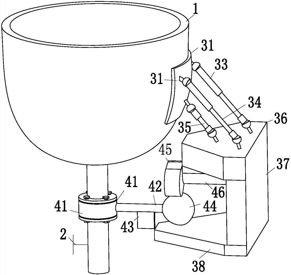 Detecting device for aluminum hydroxide powder flame retardant