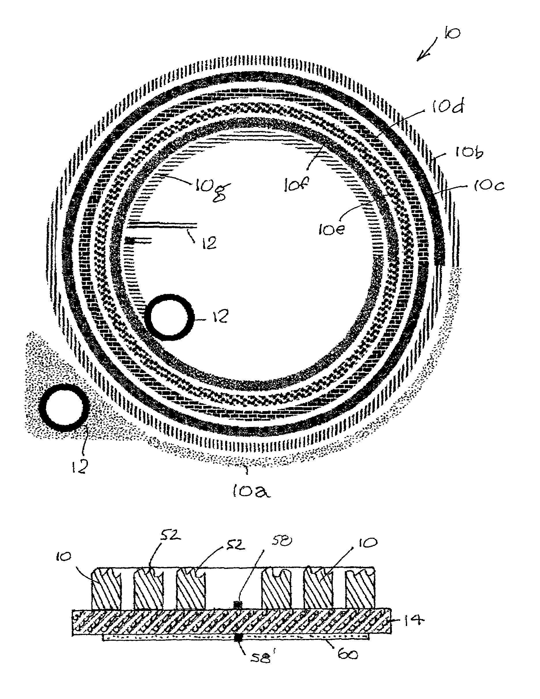 Method for the formation of RF antennas by demetallizing