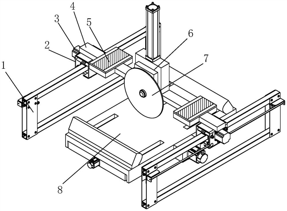 Energy-saving and low-pollution geological core cutting machine