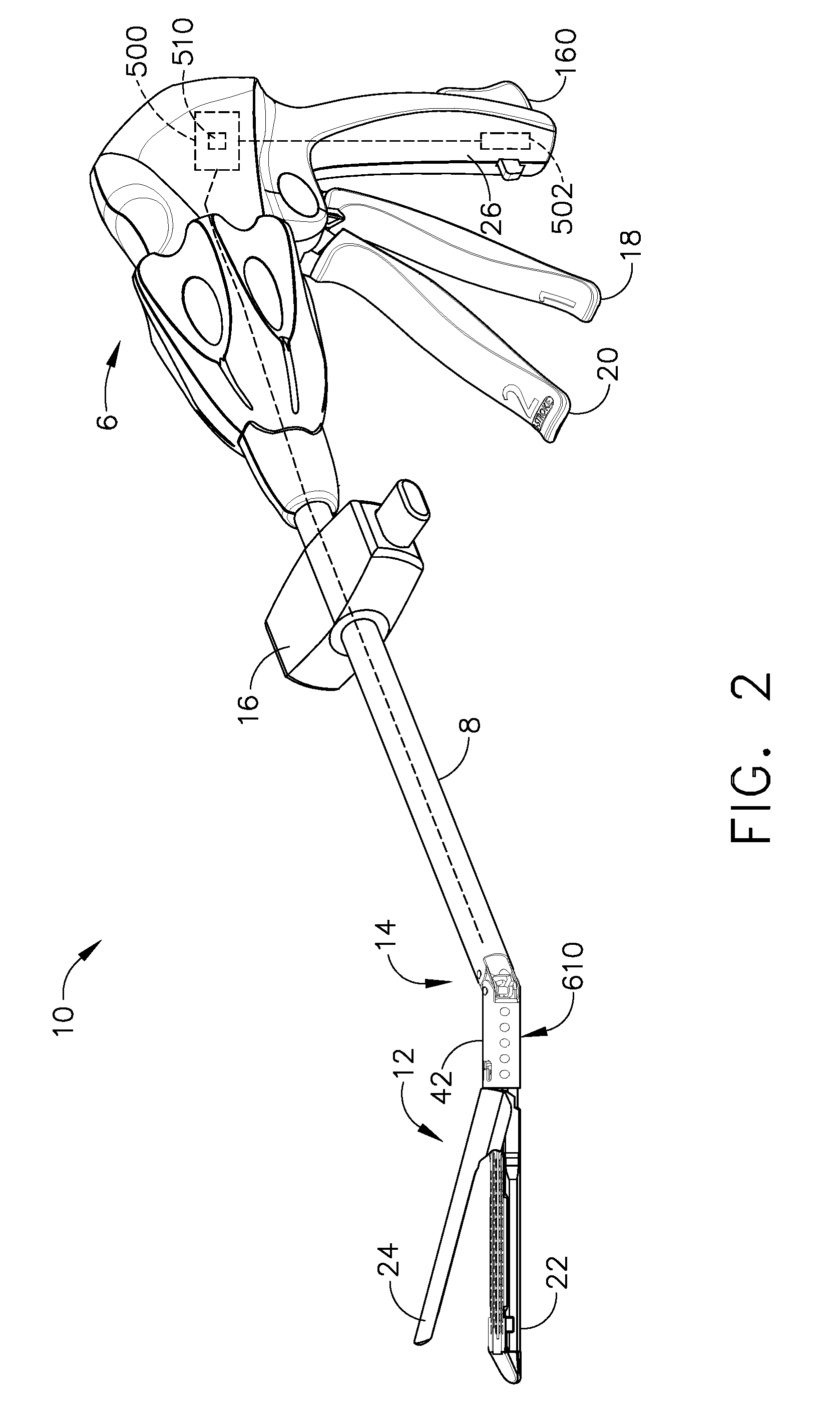 Surgical instrument with apparatus for measuring elapsed time between actions