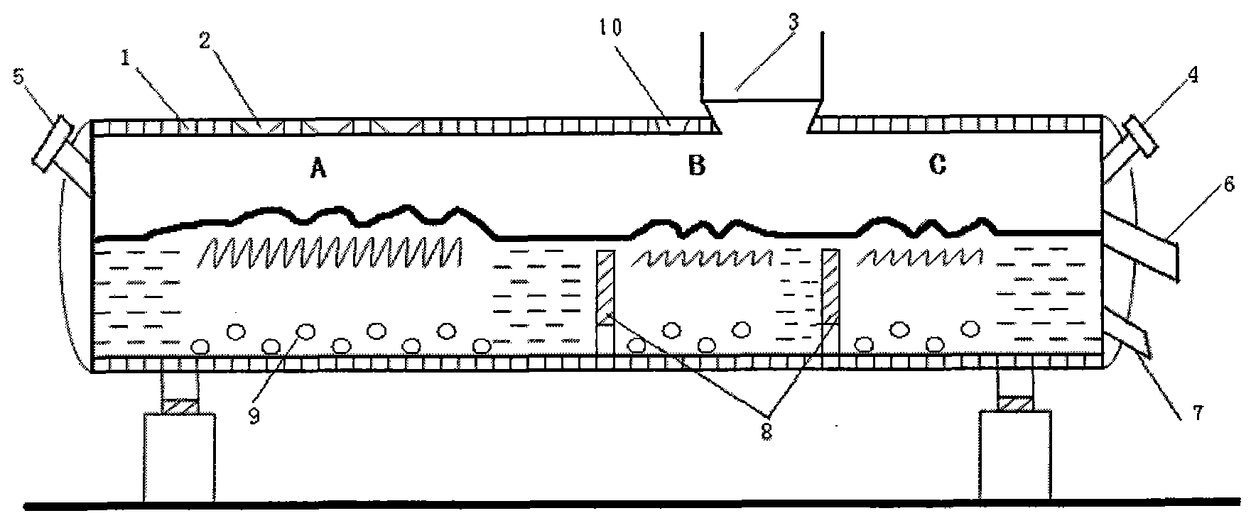 Copper smelting device and process