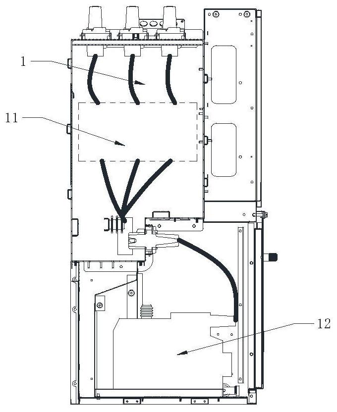 Gas insulation voltage transformer cabinet