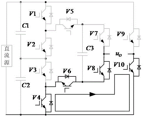 Single-phase unsymmetrical multi-level inverter with pre-charging circuit and charging method of single-phase unsymmetrical multi-level inverter