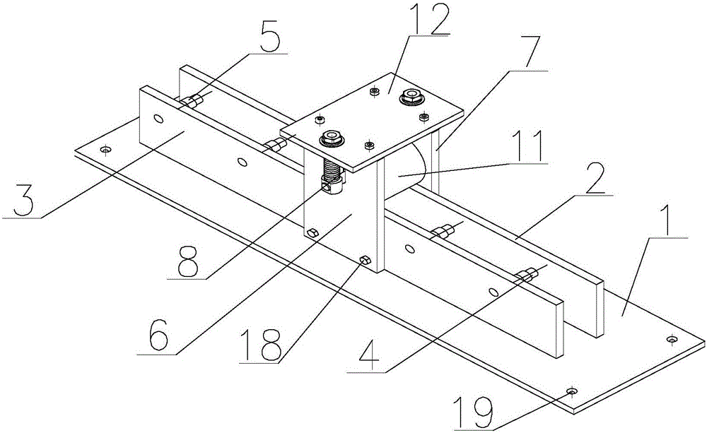 Device for extruding LED lamp box