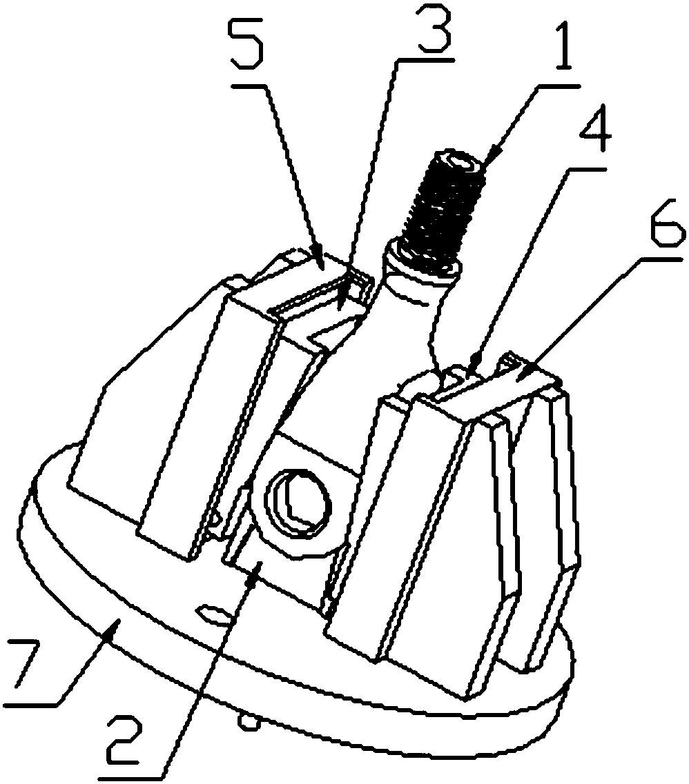 Automobile part turning tool