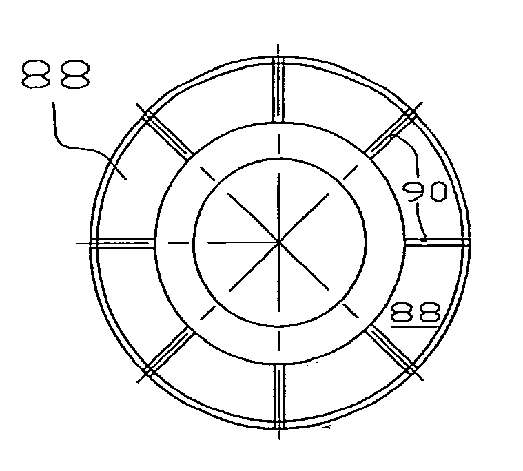Down hole tool having improved segmented back up ring
