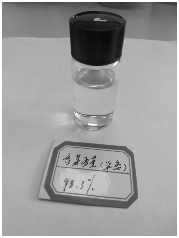 A method for extracting citronellal from litsea cubeba head oil