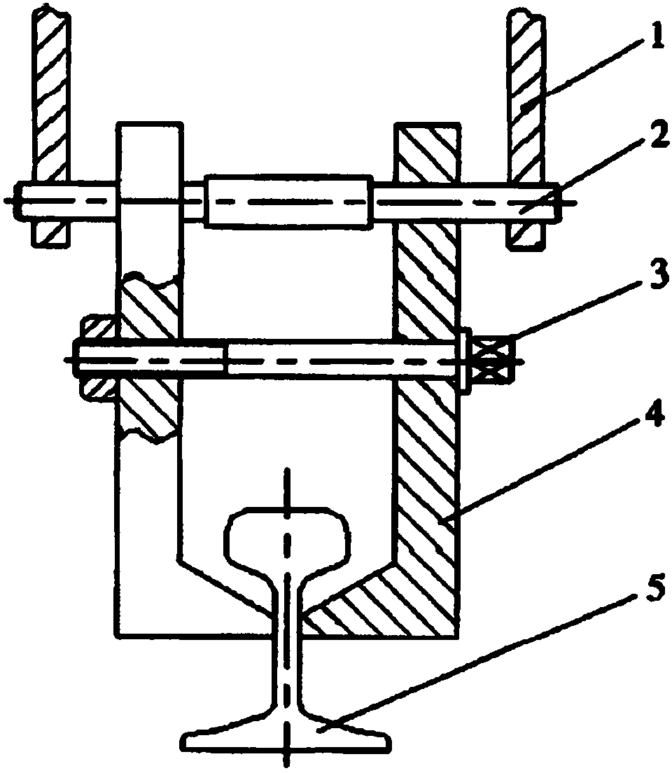 Rail clamping device