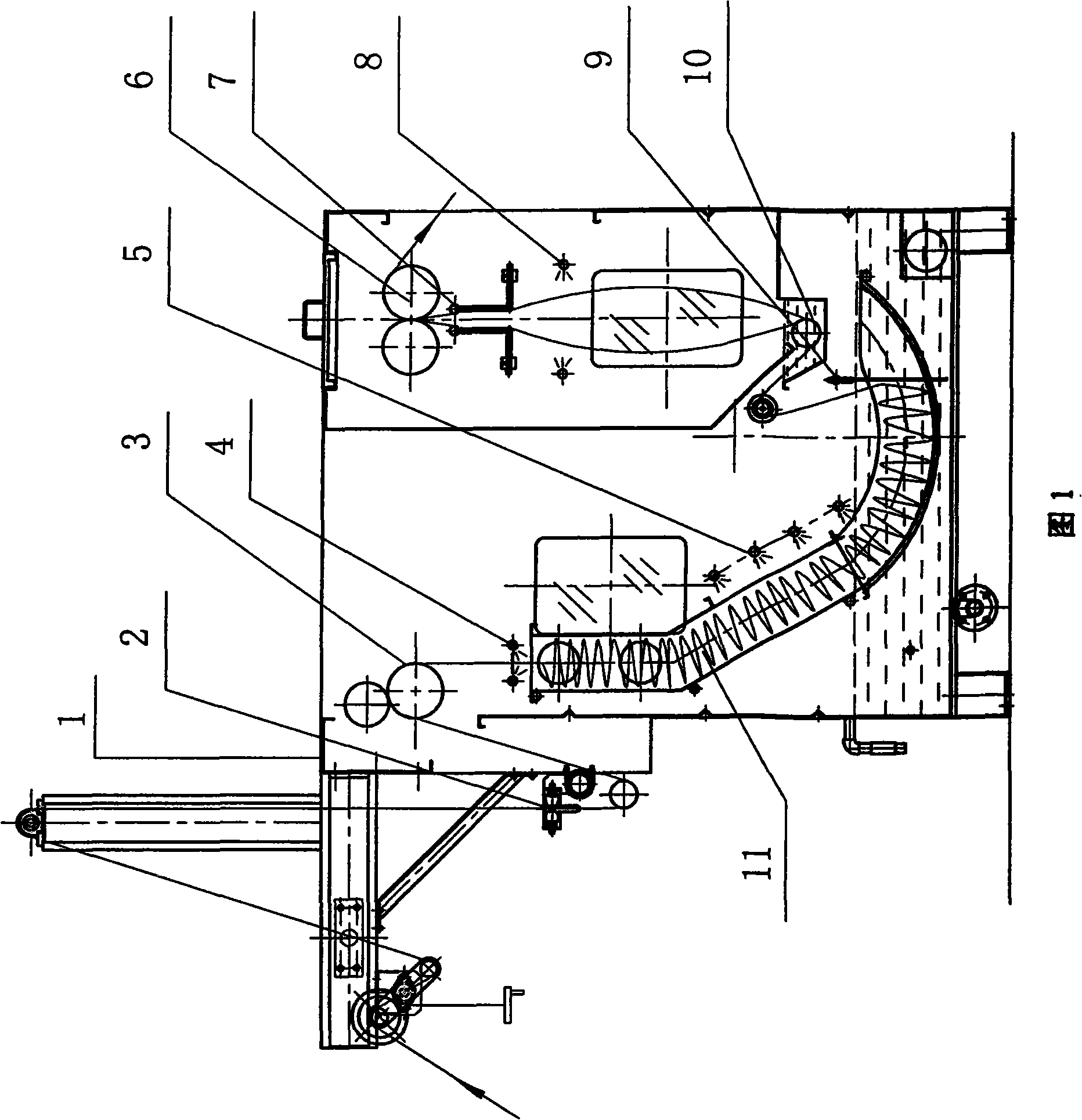 J-shape stacked pickling tank for knitting tubular open width refining rinsing combination machine