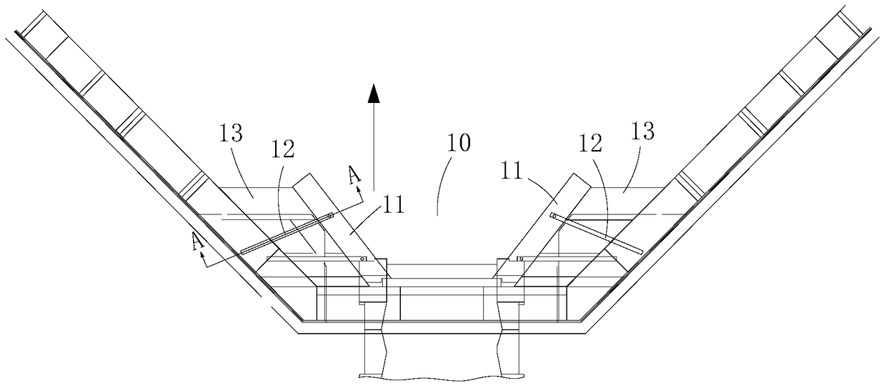 Adjustable figure-eight brick structure and float glass production line