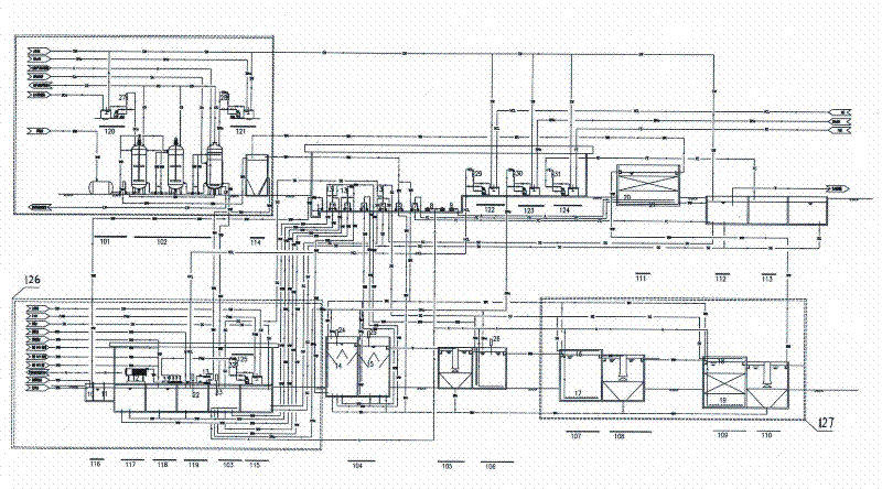 Treatment process method for wastewater from abscisic acid production