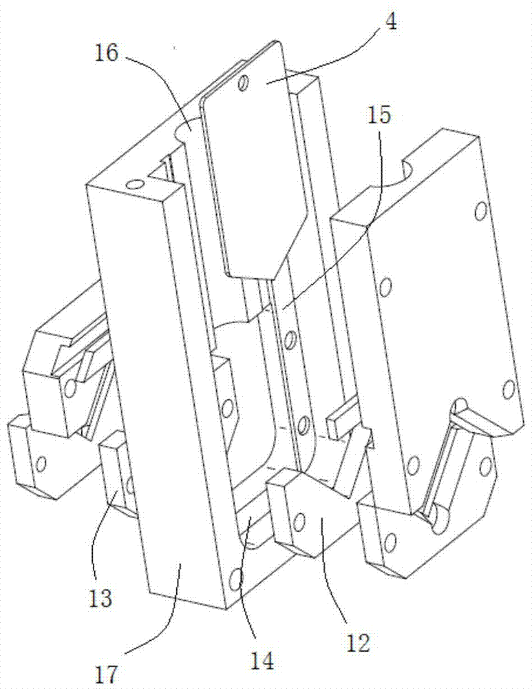 A square tube cutting device