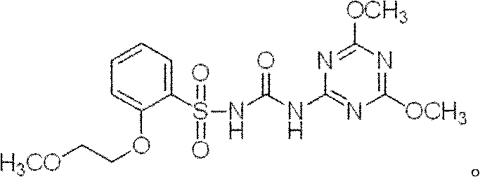 Application of hybrid herbicide containing Cinosulfuron, cyhalofop-butyl and butachlor
