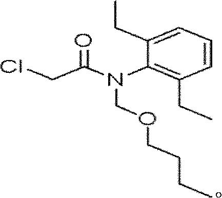 Application of hybrid herbicide containing Cinosulfuron, cyhalofop-butyl and butachlor