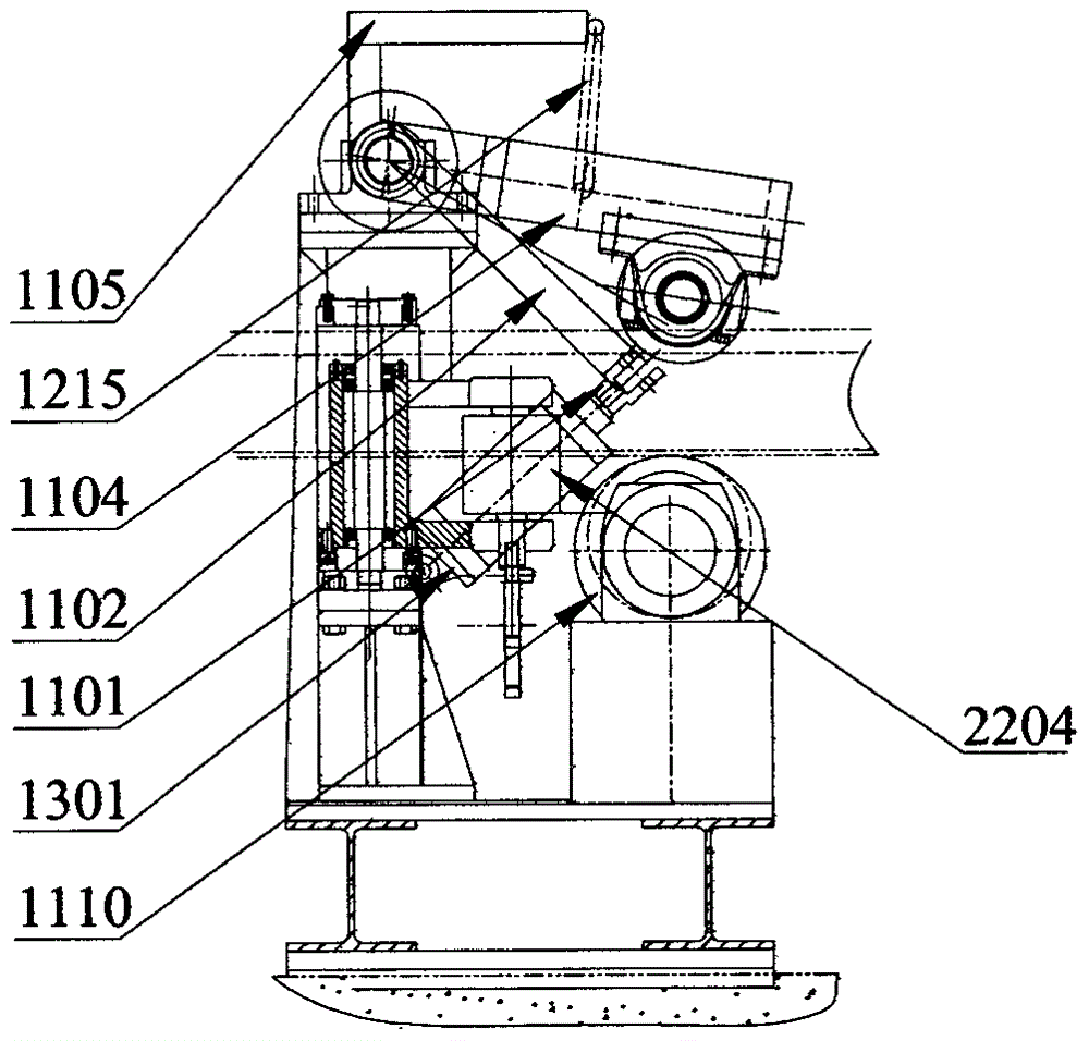 Heavy rail clamping device