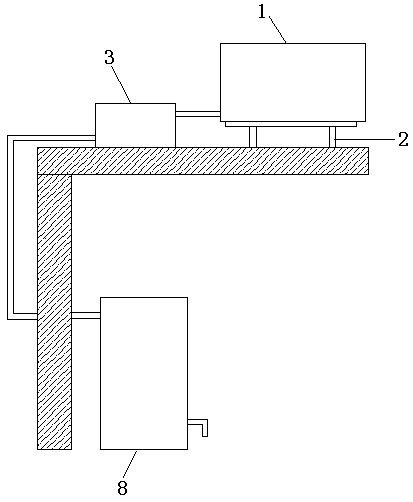 Automatic kitchen water heating system