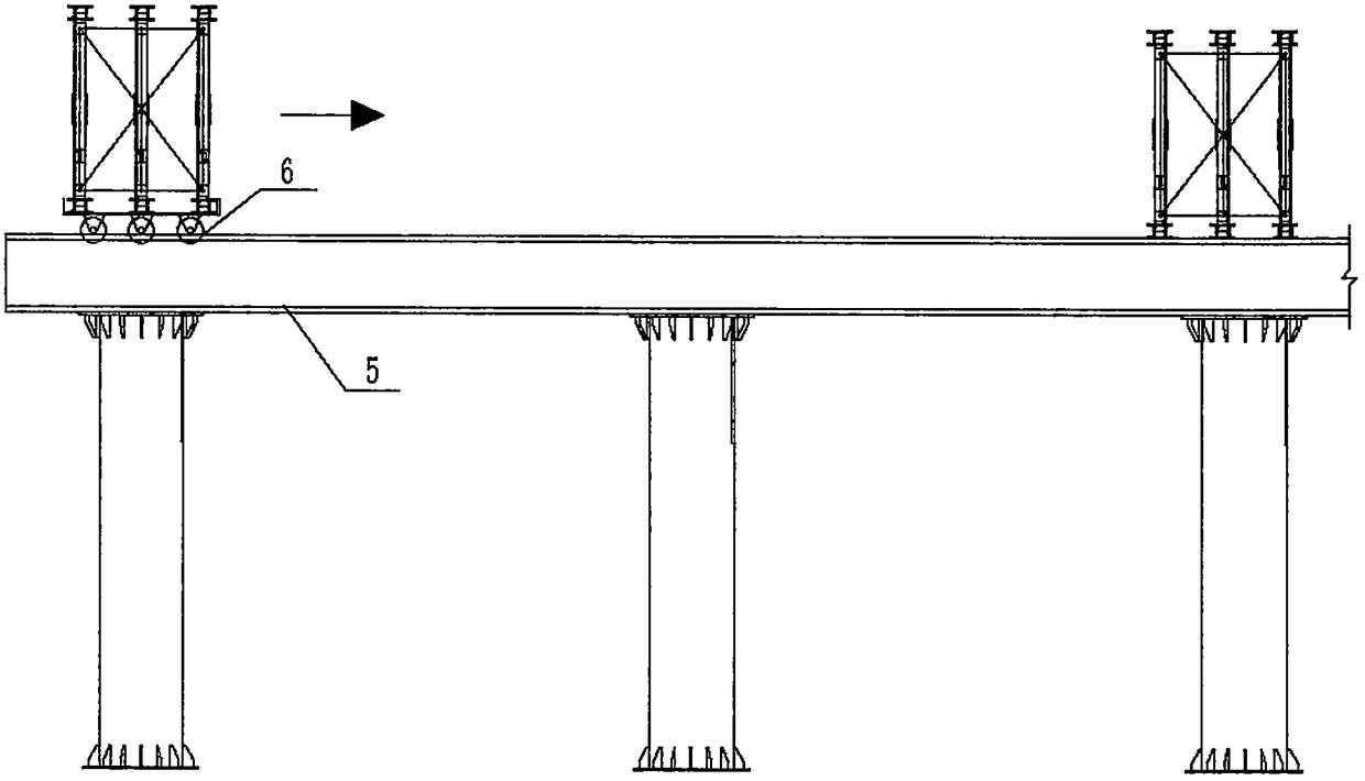 Cast-in-situ bridge Bailey supporting bracket system
