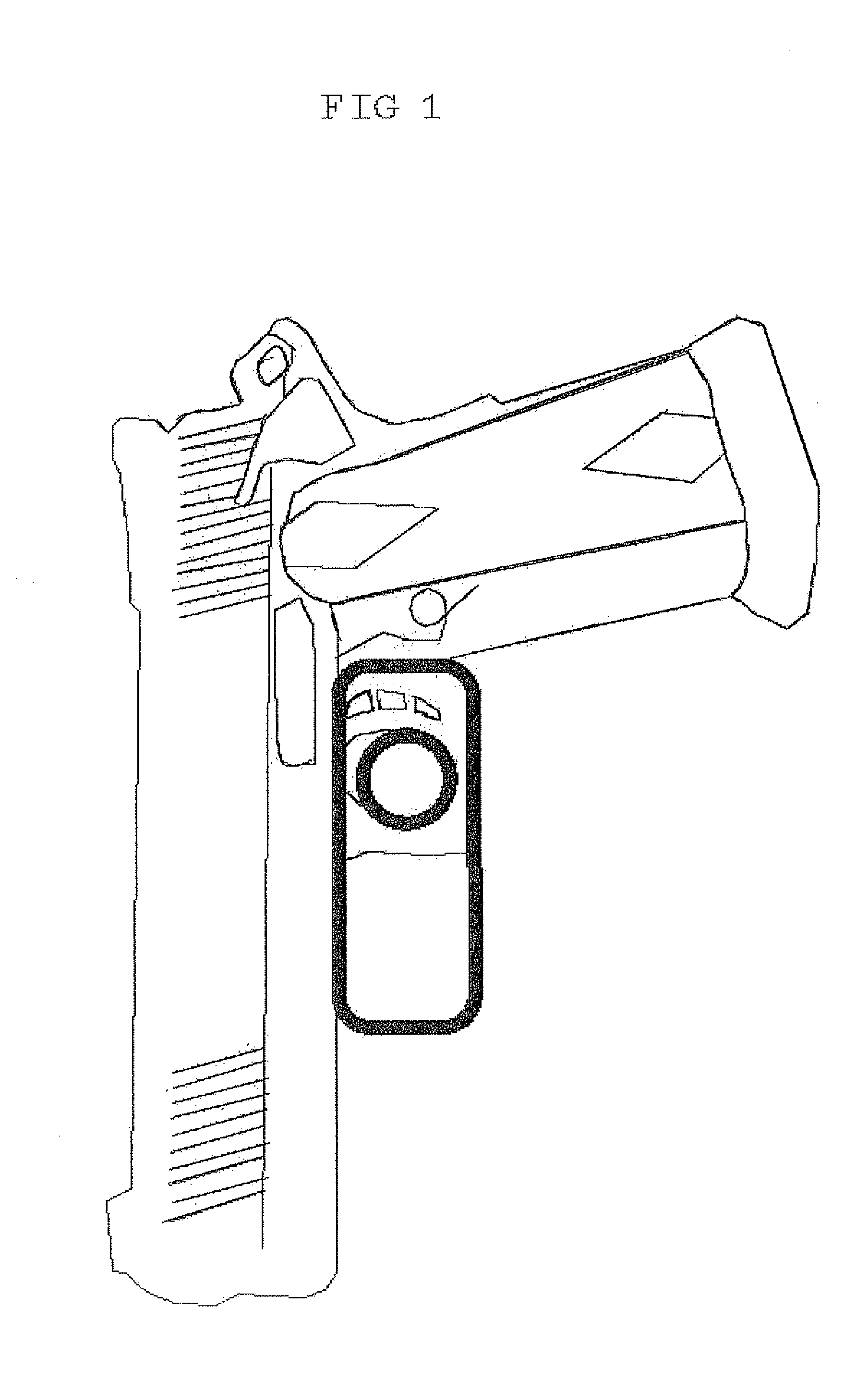 Locking and quick release mechanism for handgun holsters