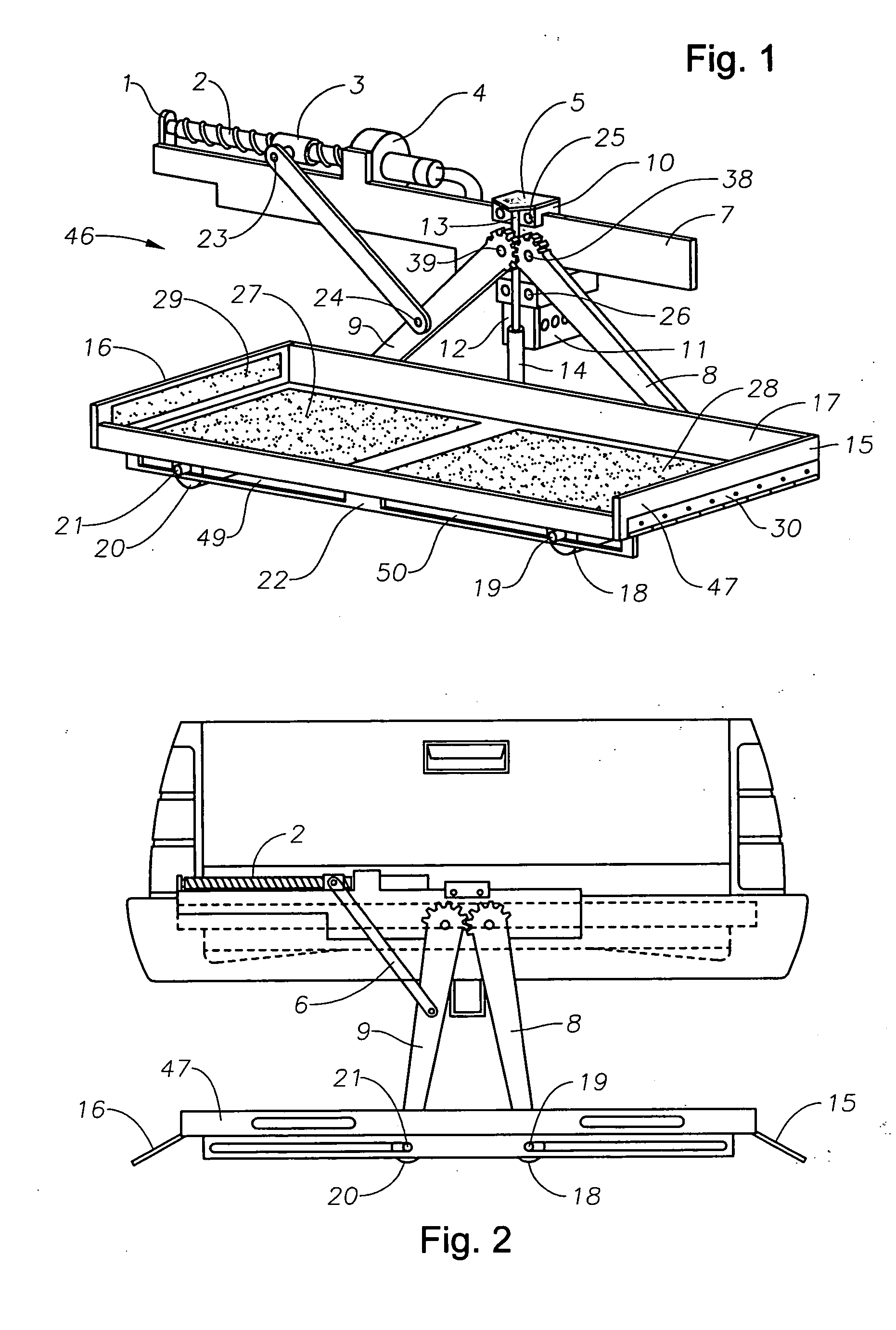 Apparatus and method for lifting and carrying objects on a vehicle