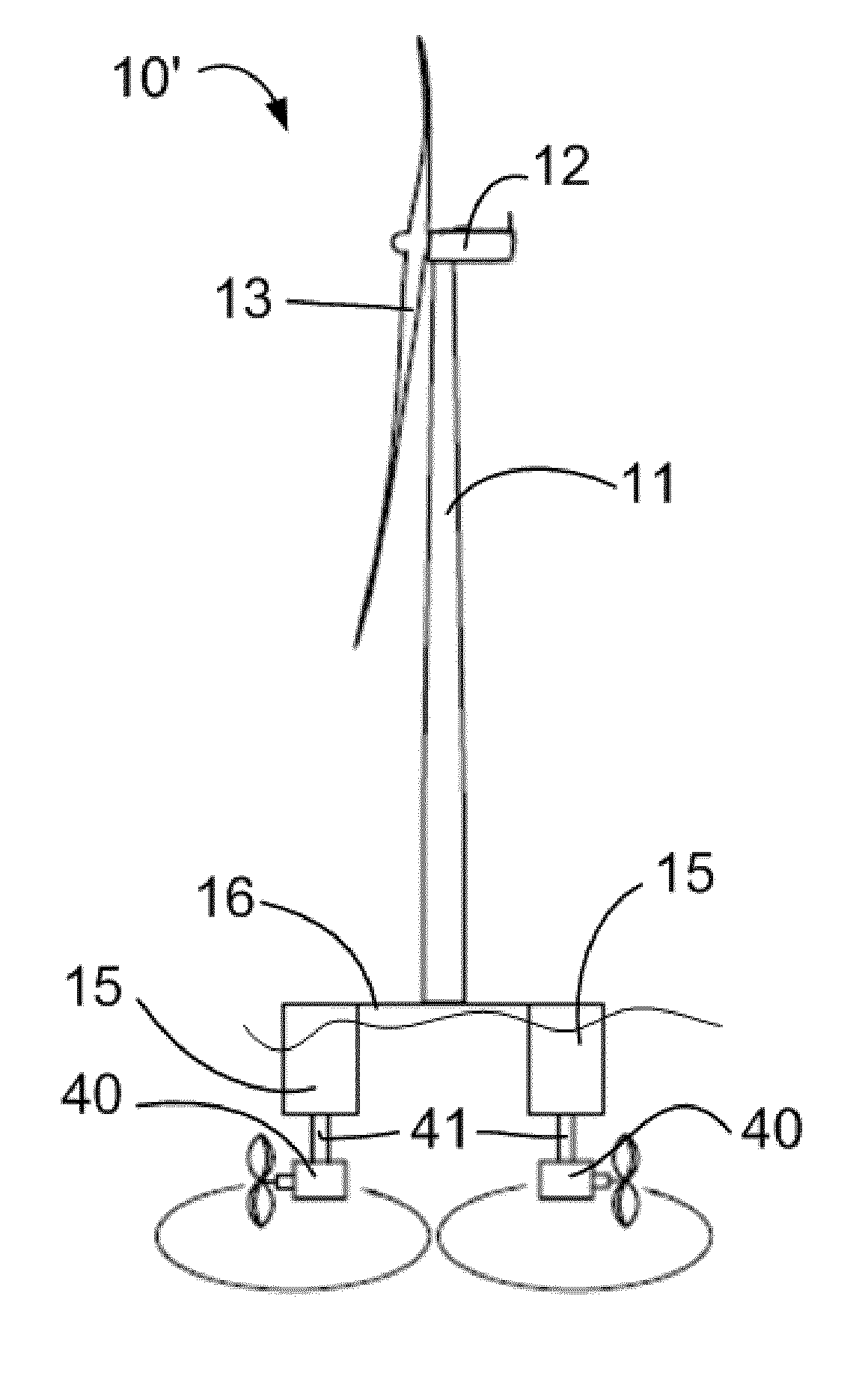 Method for reducing oscillations in offshore wind turbines