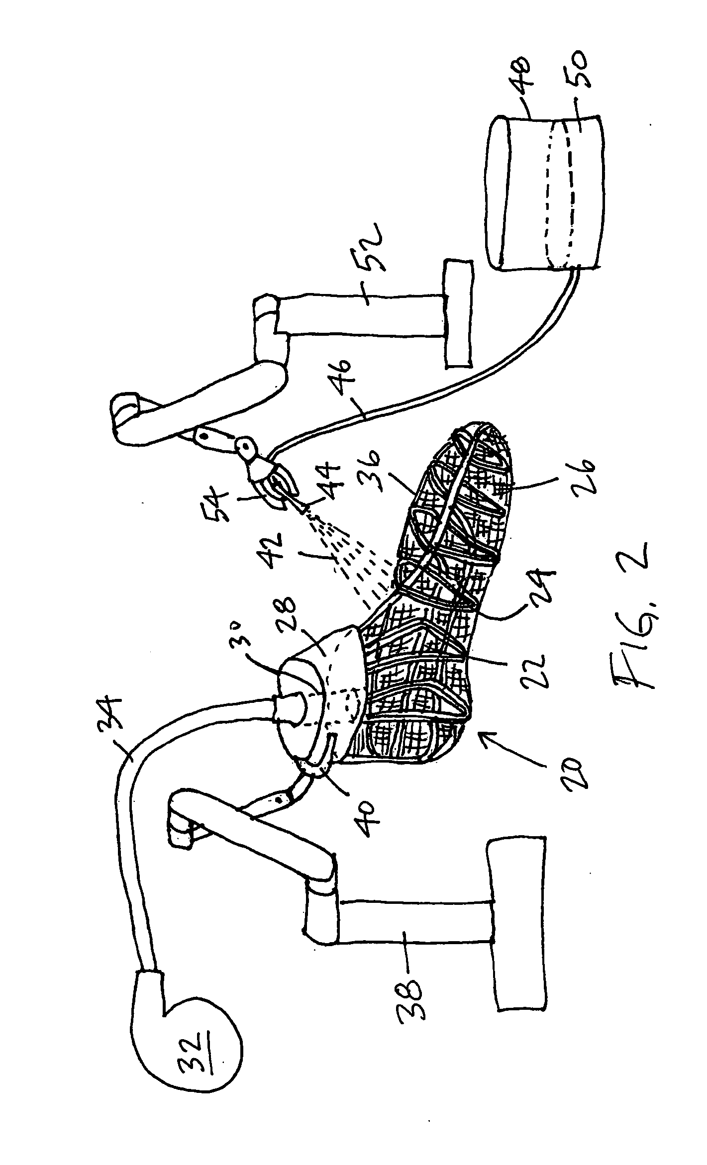 Article of footwear of nonwoven material and method of manufacturing same