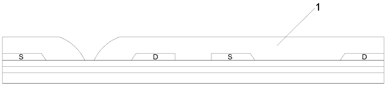 Method for simultaneously preparing enhanced and depletion gate devices and device