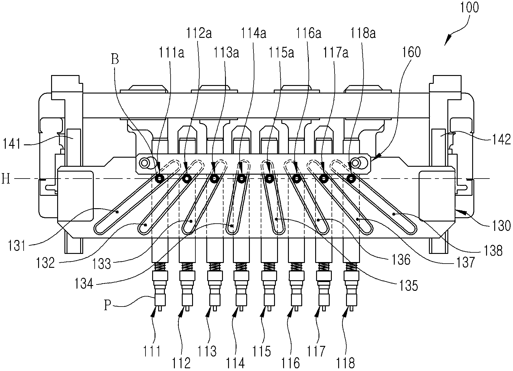 Pick and place apparatus for testing separator
