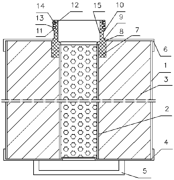 Large-flow recycling filter element and matched cleaning process equipment and operation method