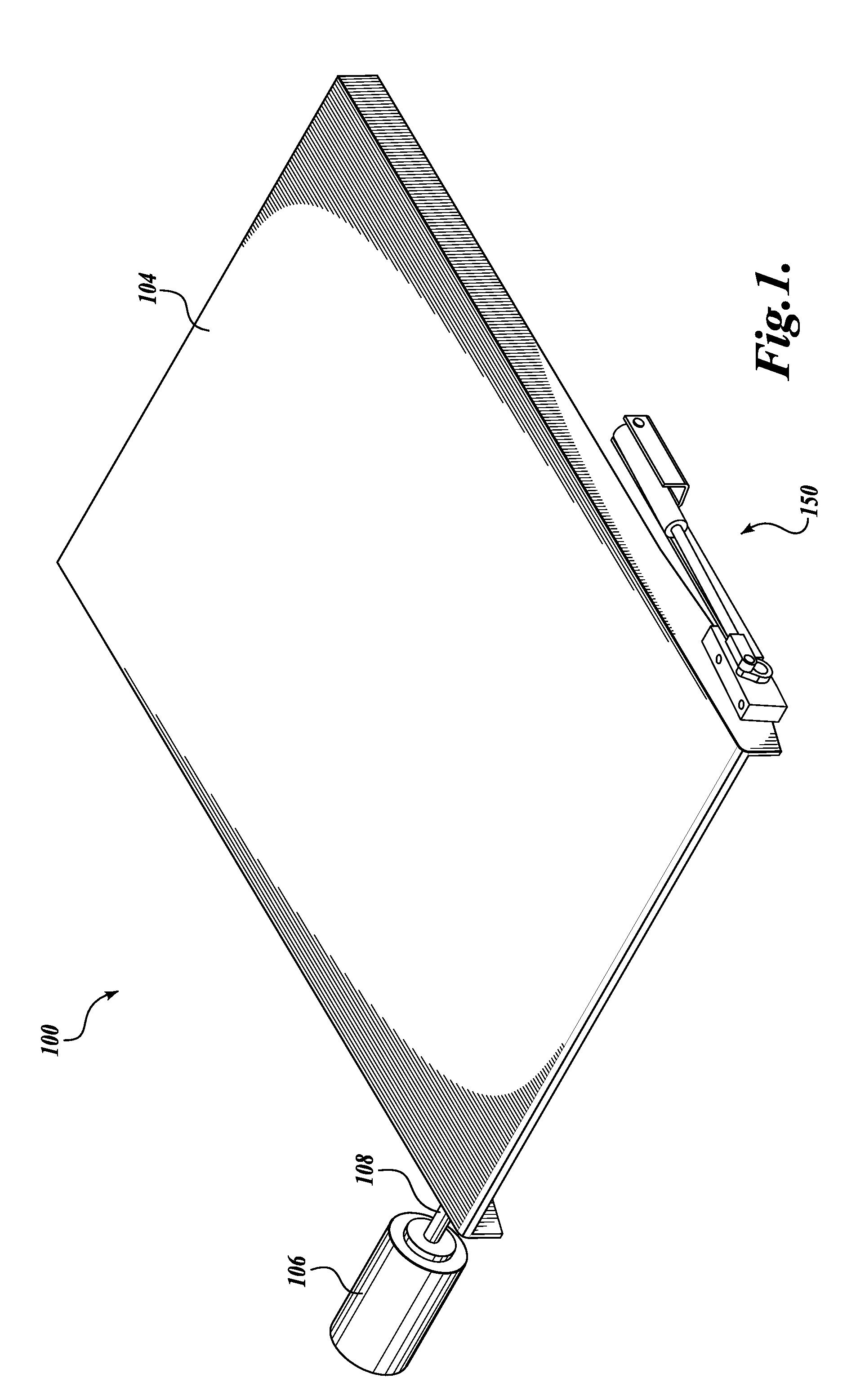 Counterbalance mechanism for fold out ramp