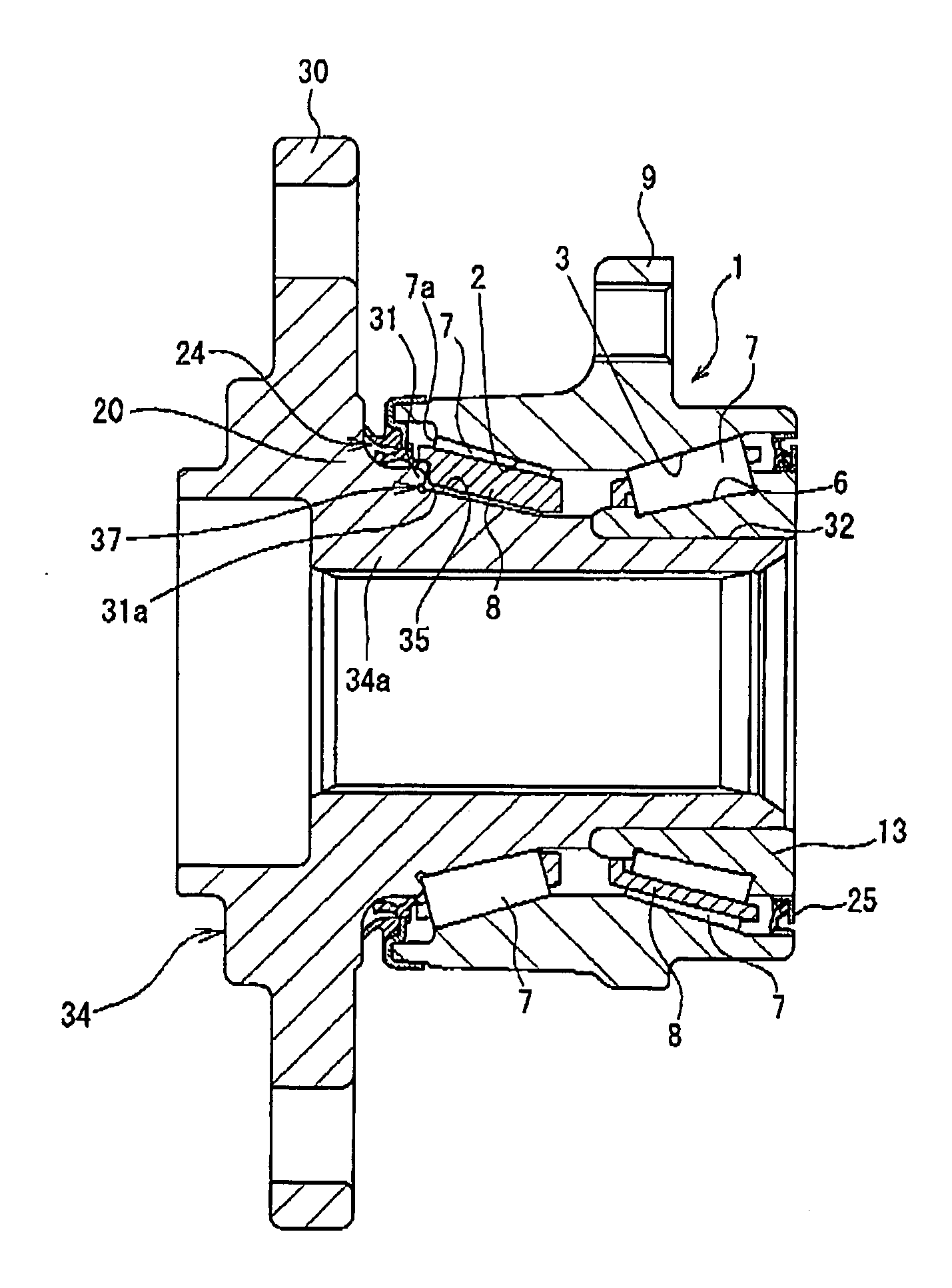 Tapered roller bearing apparatus and hub unit