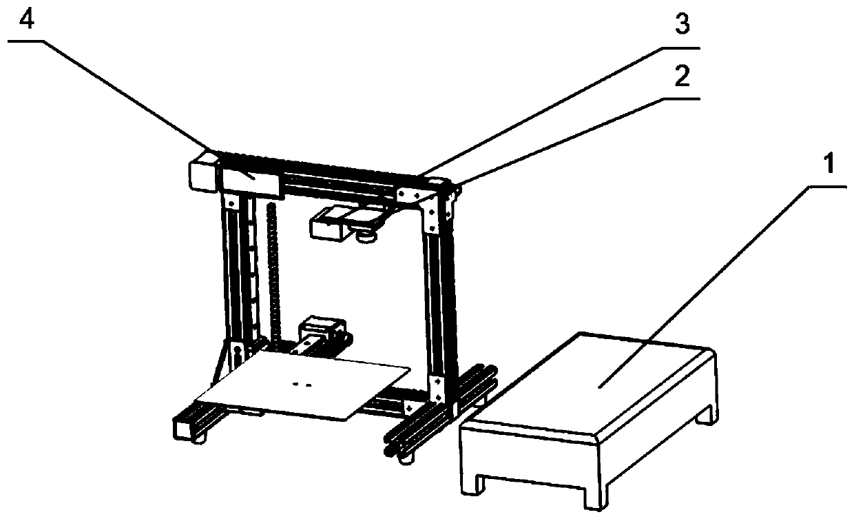 3D printing model defect pre-judgment system and method based on visual neural learning