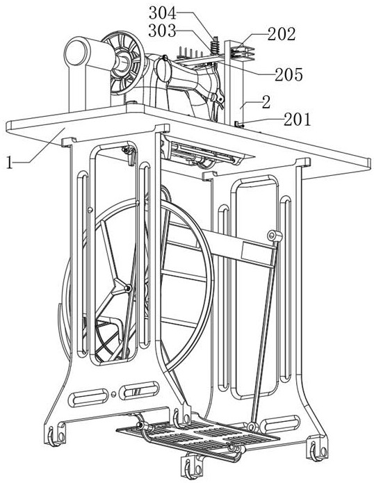 Thread-breaking-preventing automatic sewing machine based on cloth textiles